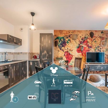 *Disneyland-Paris* 6Pers, Netflix, Wifi, Parking Montévrain Buitenkant foto